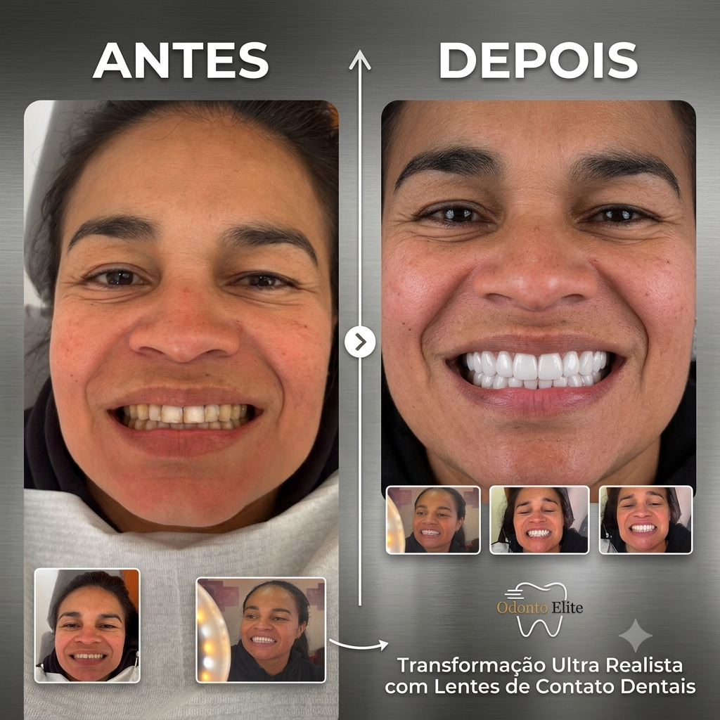 Resultado de lentes dentais na OdontElite